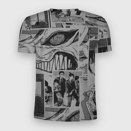 Мужская спорт-футболка Аки Хаякава - страницы манги / 3D-принт – фото 2