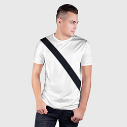 Футболка спортивная мужская Для Автолюбителя - Ремень На Правую Сторону, цвет: 3D-принт — фото 2