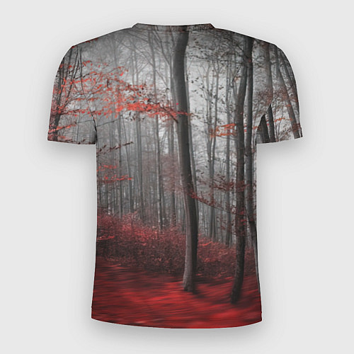 Мужская спорт-футболка Уэнсдэй лес / 3D-принт – фото 2