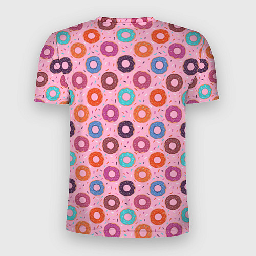 Мужская спорт-футболка Вкусные пончики / 3D-принт – фото 2