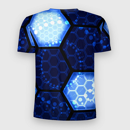 Мужская спорт-футболка Магическая броня соты из игры ведьмак / 3D-принт – фото 2