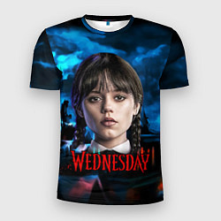 Мужская спорт-футболка Wednesday horror