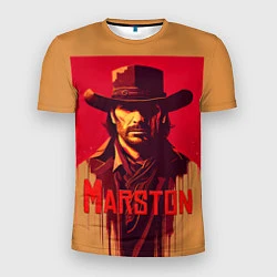 Футболка спортивная мужская John Marston poster, цвет: 3D-принт