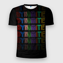Мужская спорт-футболка BTS dynamite music