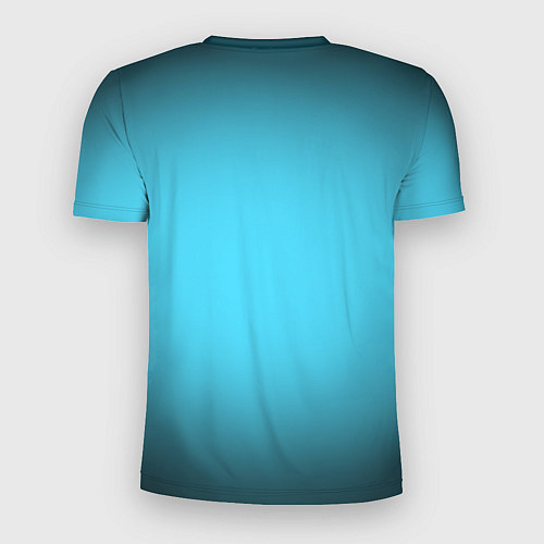 Мужская спорт-футболка Небесный градиент / 3D-принт – фото 2