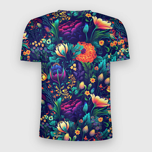 Мужская спорт-футболка Magnificent Великолепная цветы / 3D-принт – фото 2