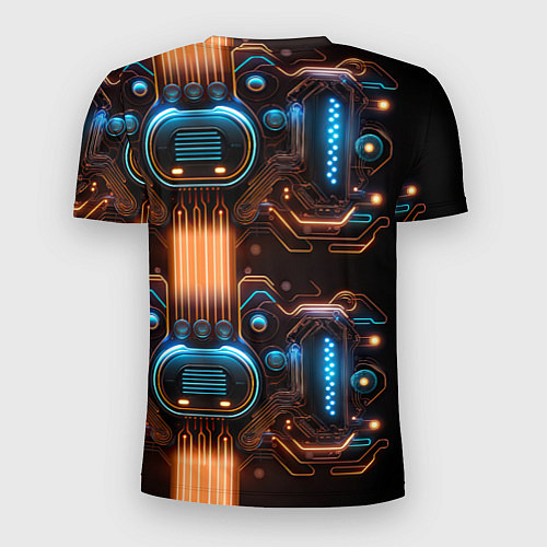 Мужская спорт-футболка Силовой электрический доспех / 3D-принт – фото 2