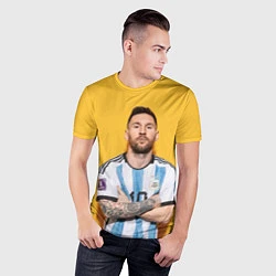 Футболка спортивная мужская Lionel Messi 10, цвет: 3D-принт — фото 2