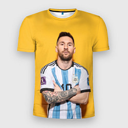 Футболка спортивная мужская Lionel Messi 10, цвет: 3D-принт