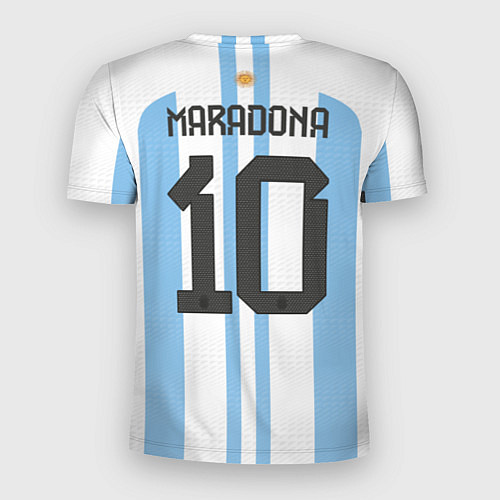 Мужская спорт-футболка Марадона форма сборной Аргентины / 3D-принт – фото 2