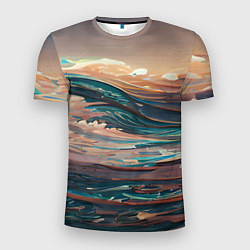 Мужская спорт-футболка Необъятный океан
