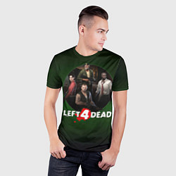 Футболка спортивная мужская Left 4 dead команда, цвет: 3D-принт — фото 2
