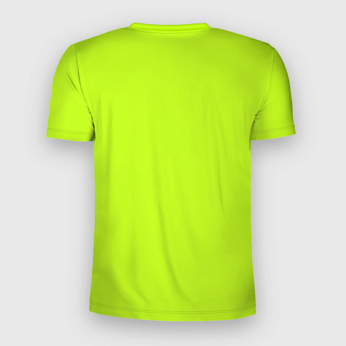 Мужская спорт-футболка Лайм цвет: однотонный лаймовый / 3D-принт – фото 2