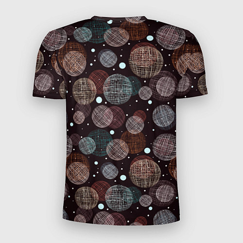 Мужская спорт-футболка Плетеные шары / 3D-принт – фото 2