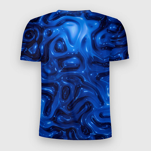 Мужская спорт-футболка Объемная жидкость / 3D-принт – фото 2