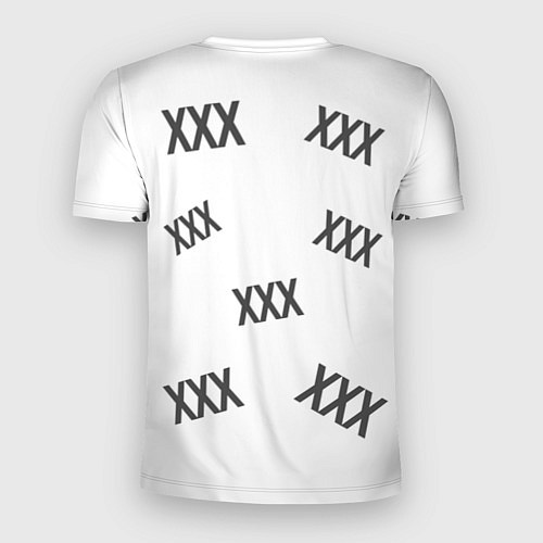 Мужская спорт-футболка Разброс Иксов / 3D-принт – фото 2