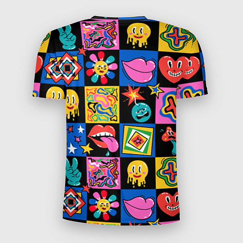 Мужская спорт-футболка Funny cartoon characters / 3D-принт – фото 2