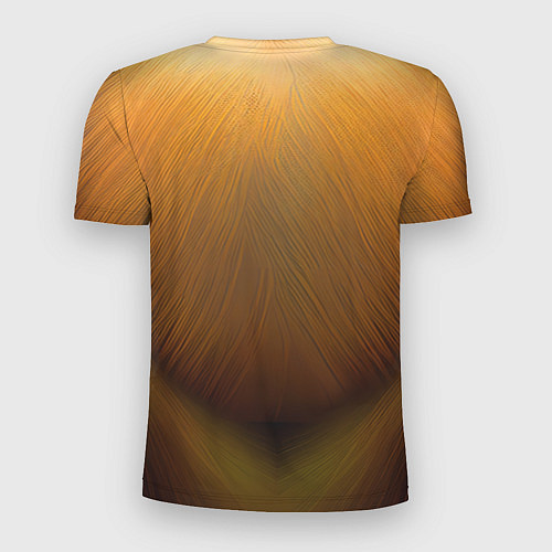 Мужская спорт-футболка Орангутан - Обезьяна, от которой веет добротой / 3D-принт – фото 2