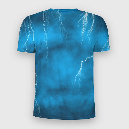 Мужская спорт-футболка Stalker sky art blue / 3D-принт – фото 2