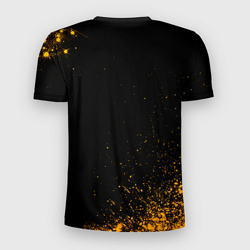 Мужская спорт-футболка Placebo - gold gradient / 3D-принт – фото 2