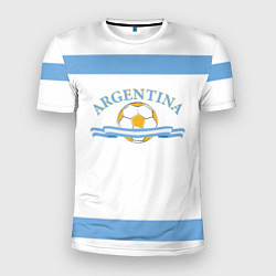 Футболка спортивная мужская Аргентина форма, цвет: 3D-принт