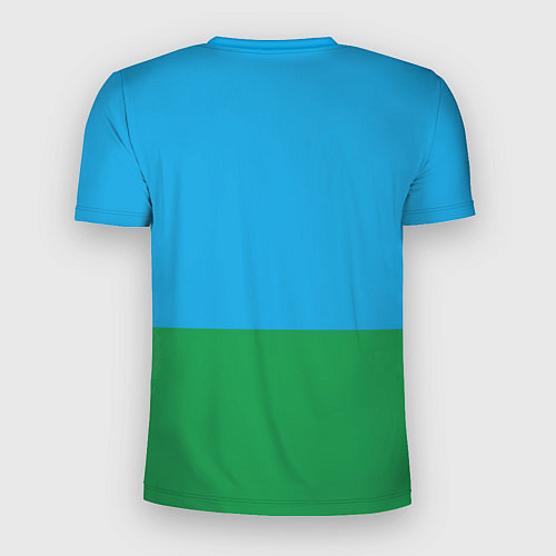 Мужская спорт-футболка ВДВ - череп / 3D-принт – фото 2
