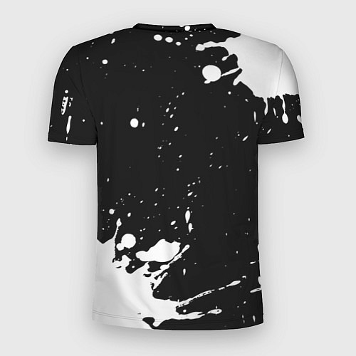 Мужская спорт-футболка Breaking Benjamin и рок символ на темном фоне / 3D-принт – фото 2