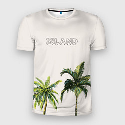 Мужская спорт-футболка Пальмы island