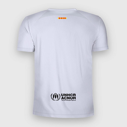 Мужская спорт-футболка Барселона форма 2223 гостевая / 3D-принт – фото 2