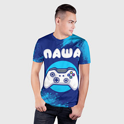 Футболка спортивная мужская Паша геймер, цвет: 3D-принт — фото 2