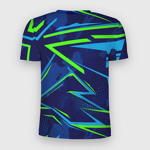 Мужская спорт-футболка Текстурный грандж / 3D-принт – фото 2
