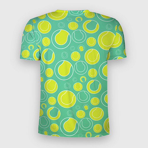 Мужская спорт-футболка Теннисные мячики / 3D-принт – фото 2