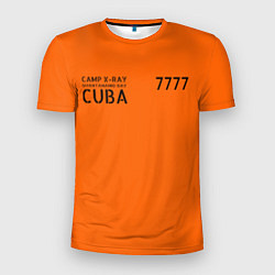 Мужская спорт-футболка Тюремная форма США в Гуантаномо на Кубе