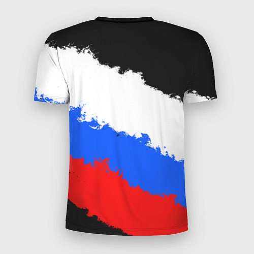 Мужская спорт-футболка Триколор - герб РФ / 3D-принт – фото 2