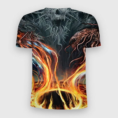 Мужская спорт-футболка Гомер Симпсон играет на гитаре / 3D-принт – фото 2