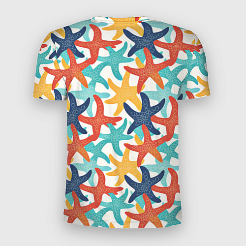 Мужская спорт-футболка Морские звезды / 3D-принт – фото 2