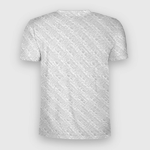 Мужская спорт-футболка Текстура светло-серый / 3D-принт – фото 2