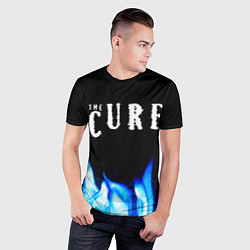 Футболка спортивная мужская The Cure blue fire, цвет: 3D-принт — фото 2