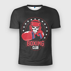 Мужская спорт-футболка Boxing club - боксёр