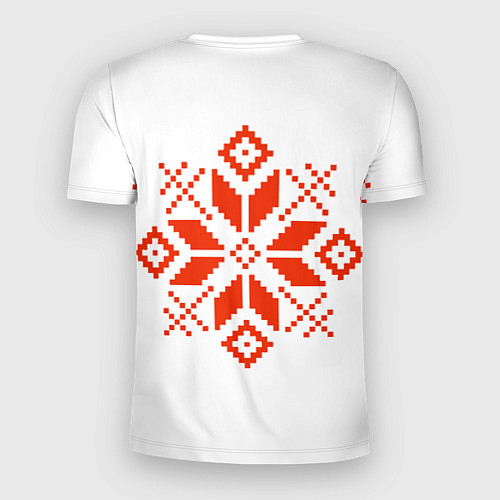 Мужская спорт-футболка Удмуртский узор / 3D-принт – фото 2