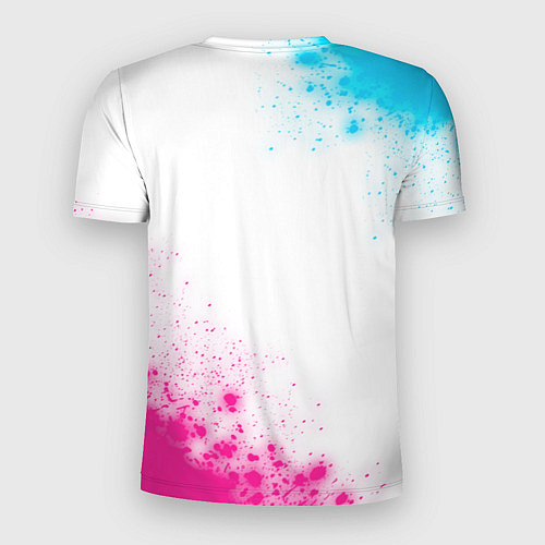 Мужская спорт-футболка Twenty One Pilots neon gradient style: надпись, си / 3D-принт – фото 2