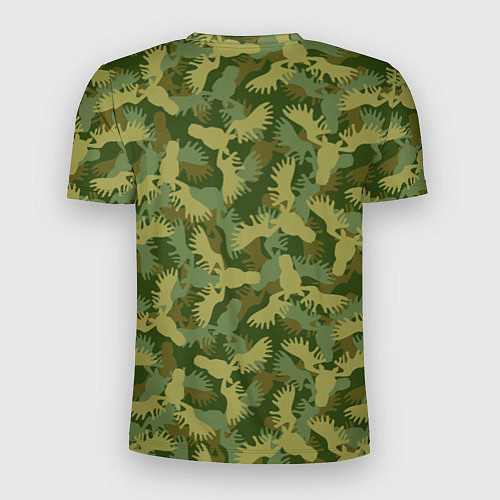 Мужская спорт-футболка Лоси - камуфляж / 3D-принт – фото 2