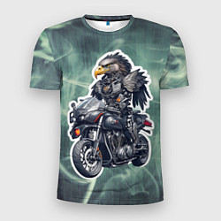 Мужская спорт-футболка Стальной орёл байкер
