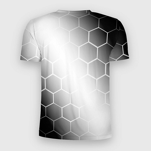 Мужская спорт-футболка Death Stranding glitch на светлом фоне / 3D-принт – фото 2