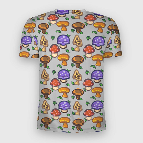 Мужская спорт-футболка Stardew valley - pixel mushrooms / 3D-принт – фото 2