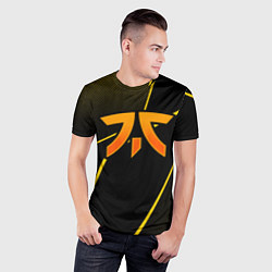 Футболка спортивная мужская Fnatic - csgo - gold edition, цвет: 3D-принт — фото 2