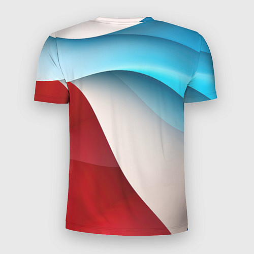 Мужская спорт-футболка Russia abstract / 3D-принт – фото 2