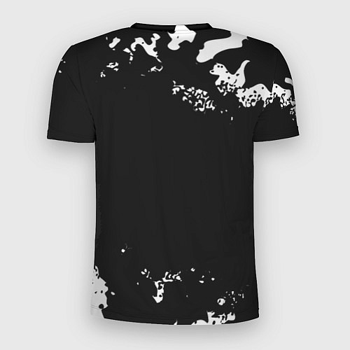 Мужская спорт-футболка Gears of War glitch на темном фоне / 3D-принт – фото 2