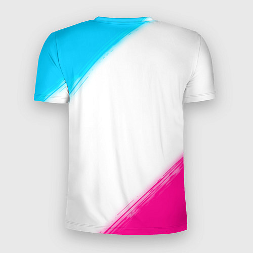 Мужская спорт-футболка Dark Souls neon gradient style / 3D-принт – фото 2