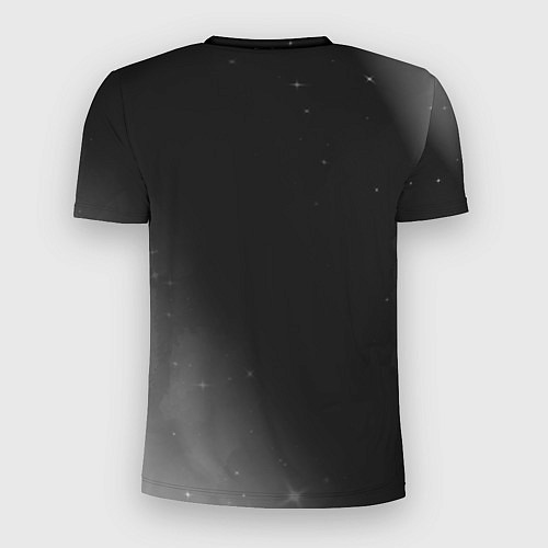 Мужская спорт-футболка Scorpions glitch на темном фоне: символ сверху / 3D-принт – фото 2